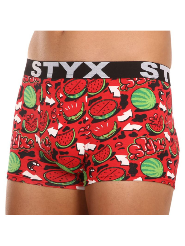 Styx Muške bokserice Styx art sportska gumena lubenica