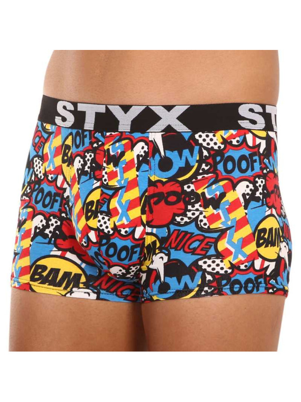 Styx Muške bokserice Styx art sportska guma puf