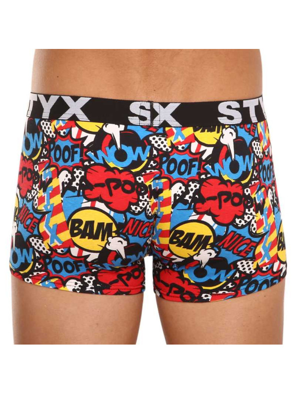 Styx Muške bokserice Styx art sportska guma puf