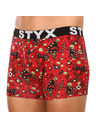 Styx Styx Zombie crvene muške bokserice s uzorkom
