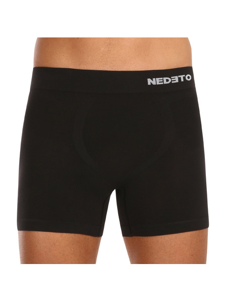 Nedeto Set od pet muških bešavnih bokserica od bambusa u crnoj boji Nedeto