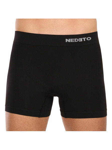 Nedeto Komplet od tri muške bokserice bez dna u crnoj boji Nedeto
