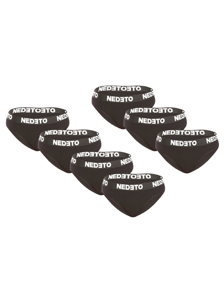 Nedeto Set od sedam - ženskih gaćica Nedeto crne boje