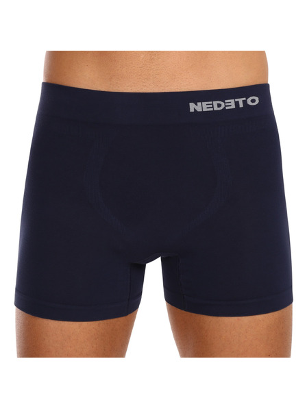 Nedeto Set od pet muških bešavnih bokserica od bambusa u tamnoplavoj boji Nedeto