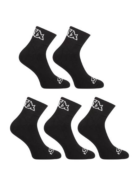 Styx 5PACK Styx gležnjače crne