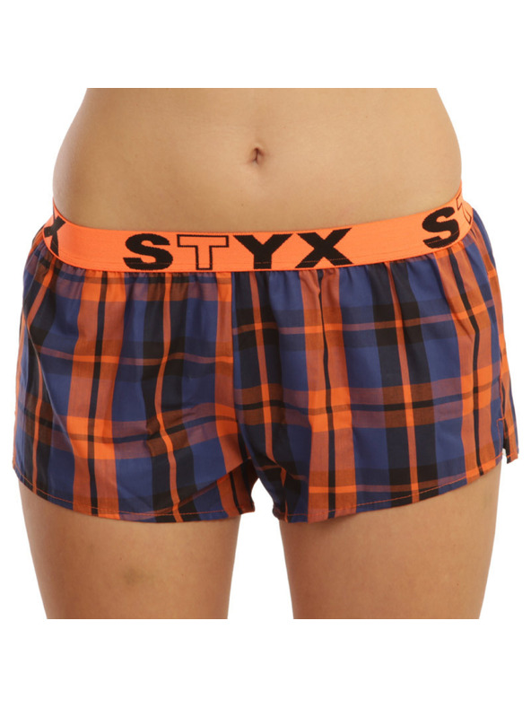 Styx 3PACK ženske kratke hlače Styx sportske gumene višebojne