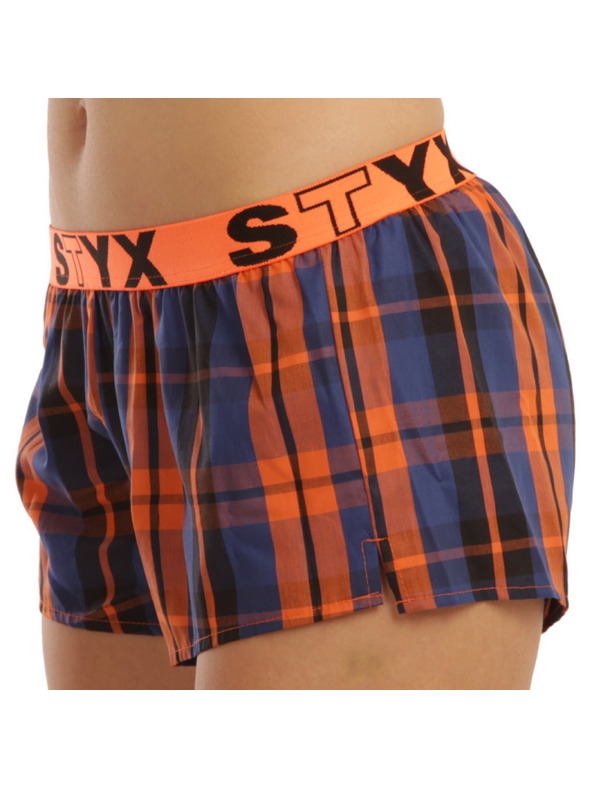 Styx 3PACK ženske kratke hlače Styx sportske gumene višebojne