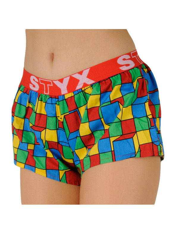 Styx Ženske kratke hlače Styx art sport gumene kocke