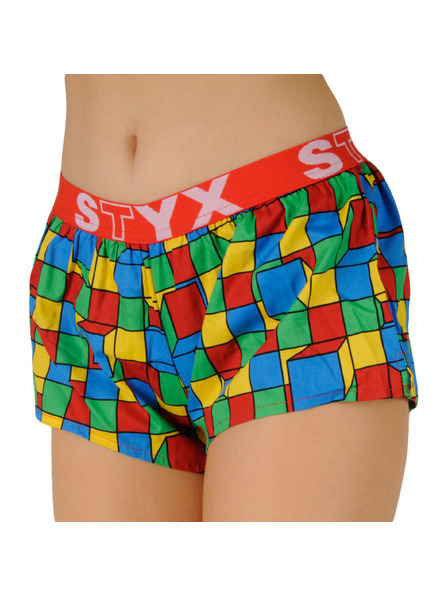 Styx Ženske kratke hlače Styx art sport gumene kocke