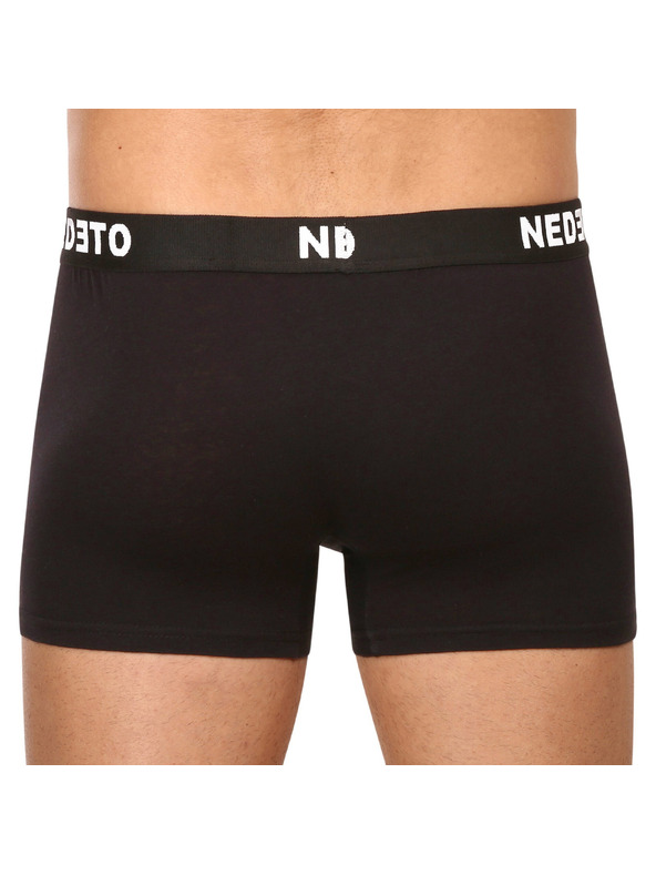 Nedeto Set od pet - muške bokserice Nedeto crne