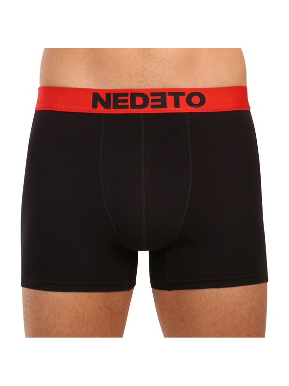 Nedeto Set od pet - muške bokserice Nedeto crne