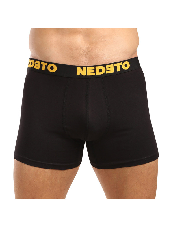 Nedeto Set od pet - muške bokserice Nedeto crne
