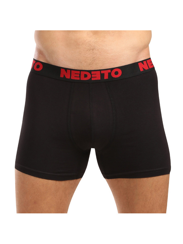 Nedeto Set od pet - muške bokserice Nedeto crne