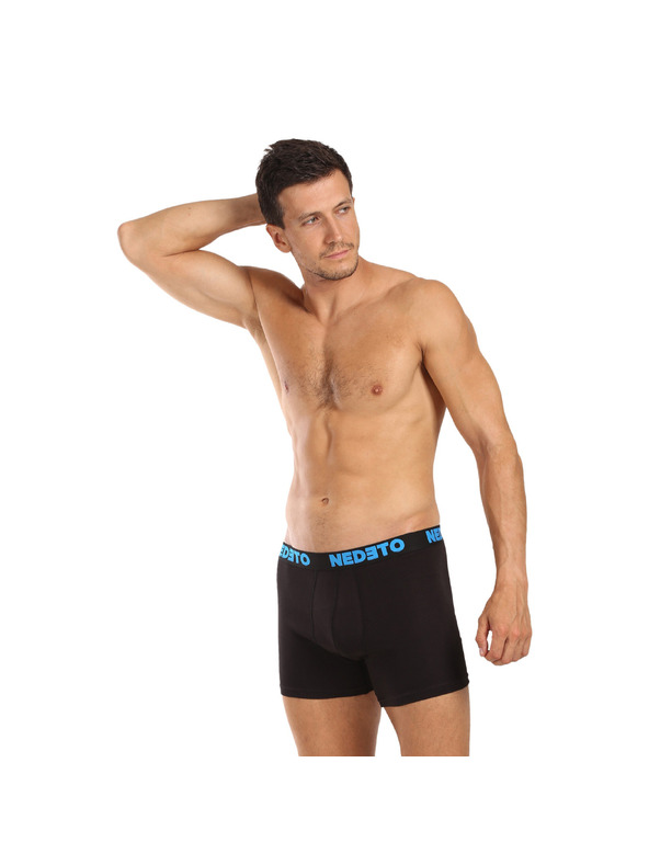 Nedeto Set od pet - muške bokserice Nedeto crne