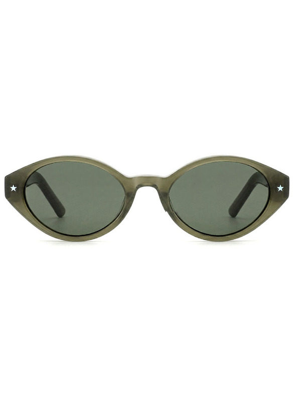 VEYREY VeyRey ženske cat-eye acetatne polarizirajuće sunčane naočale Aest zeleni okvir zelena stakla