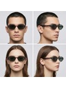 VEYREY VeyRey ženske cat-eye acetatne polarizirajuće sunčane naočale Aest prozirni okvir zelena stakla