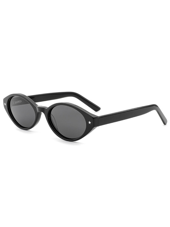 VEYREY VeyRey ženske cat-eye acetatne polarizirajuće sunčane naočale Aest crni okvir crna stakla