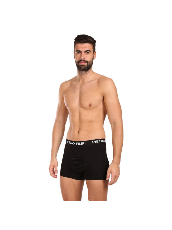 Pietro Filipi Komplet od dvije - muške boksačice Pietro Filipi držač za lopte crne boje