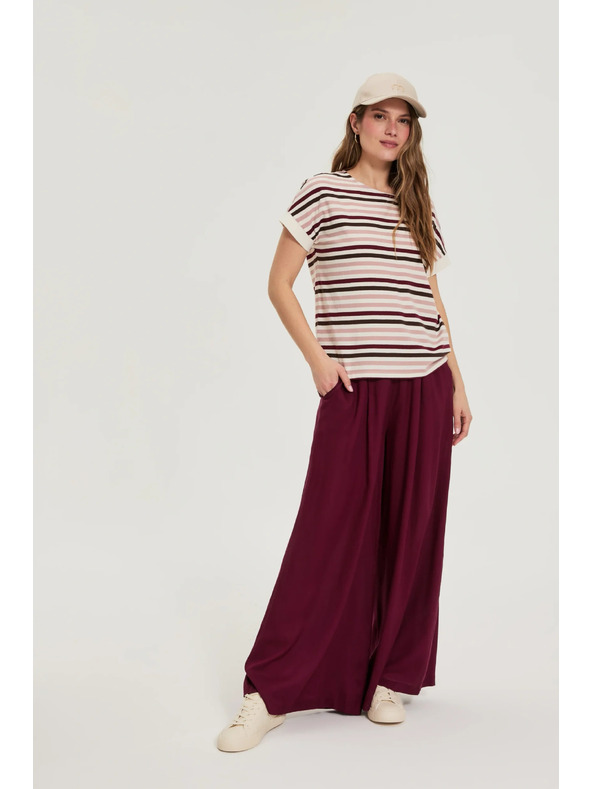 Moodo Bluza sa prugama vinska Moodo