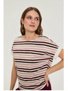 Moodo Bluza sa prugama vinska Moodo