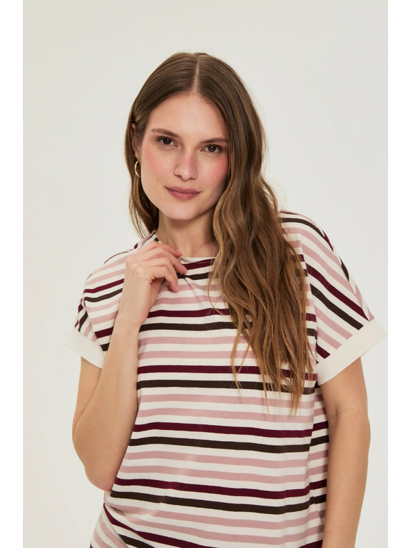 Moodo Bluza sa prugama vinska Moodo