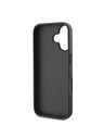 Guess Stražnja maska ​​Guess PU 4G s metalnim logotipom za iPhone 16 siva