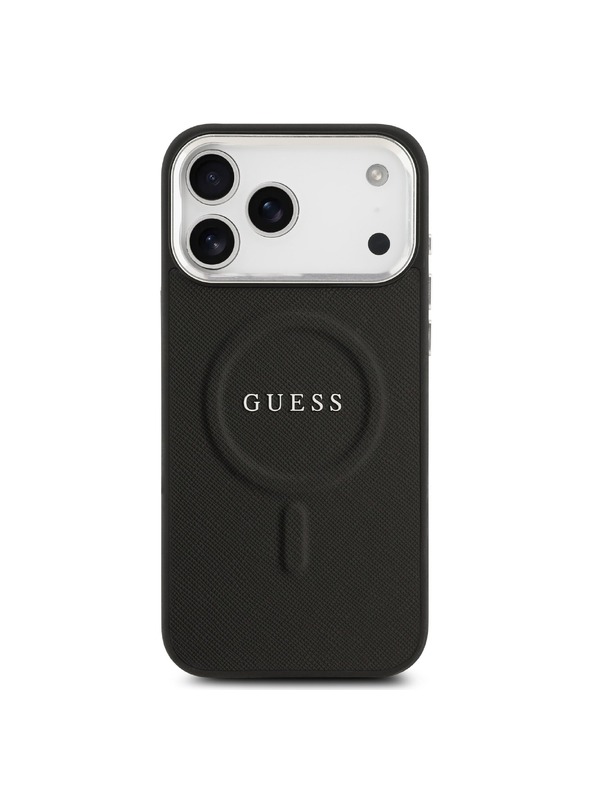 Guess Guess PU Saffiano MagSafe Stražnja Futrola za iPhone 17 Pro Max Crna