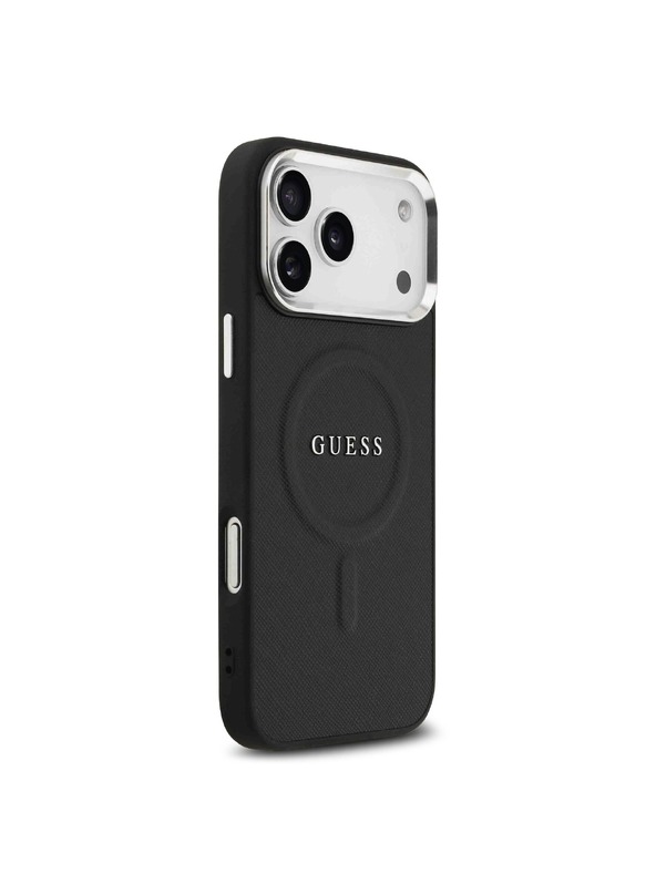 Guess Guess PU Saffiano MagSafe Stražnja Futrola za iPhone 17 Pro Max Crna