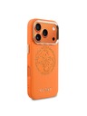 Guess Guess PU Perforated 4G Logo MagSafe Stražnja Futrola za iPhone 17 Pro Max Narančasta