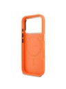 Guess Guess PU Perforated 4G Logo MagSafe Stražnja Futrola za iPhone 17 Pro Max Narančasta