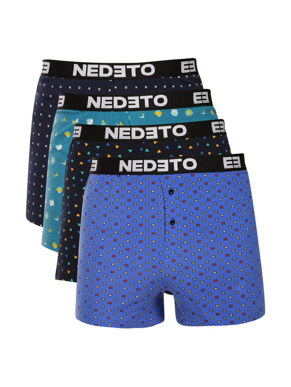 Nedeto Set od četiri - muške gaće Nedeto višebojne