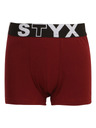 Styx Dječje bokserice Styx sportski elastičan pojas vinska