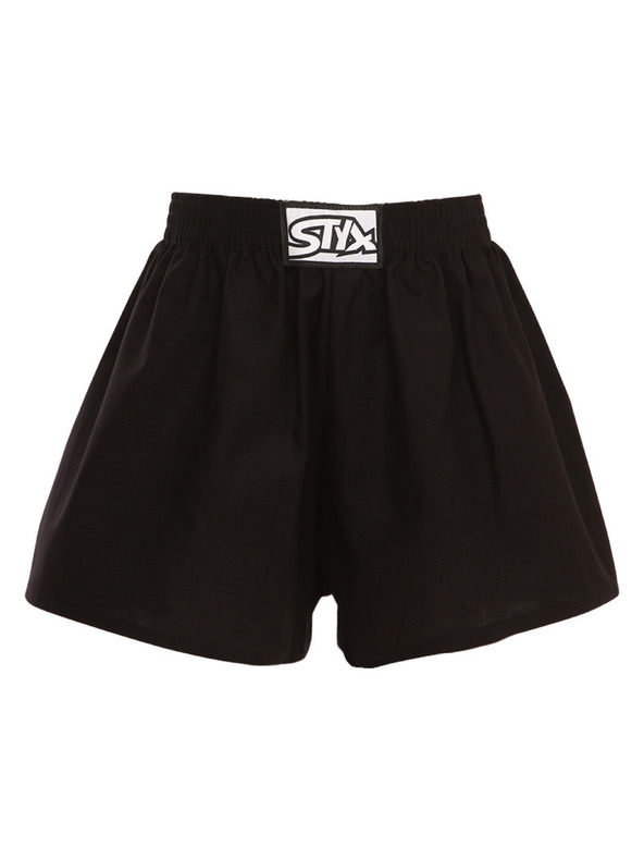 Styx Dječje bokserice Styx klasičan elastičan pojas crne