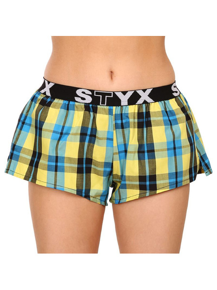 Styx Ženske bokserice Styx sportski elastičan pojas šarene