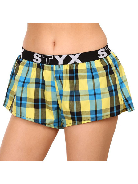 Styx Ženske bokserice Styx sportski elastičan pojas šarene