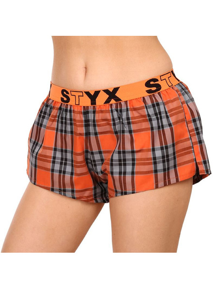 Styx Ženske bokserice Styx sportski elastičan pojas šarene
