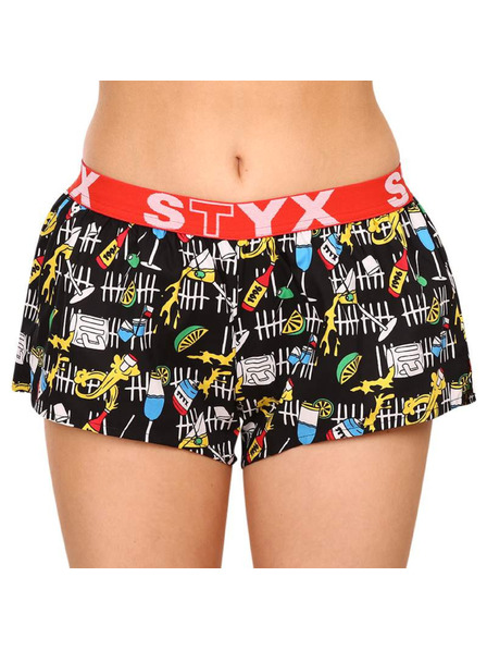 Styx Ženske kratke hlače Styx art sportska gumena zabava