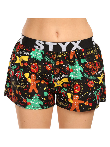 Styx Ženske bokserice Styx art sportski elastičan pojas Božić ukrasi