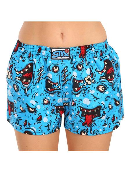 Styx Ženske bokserice Styx art klasičan elastičan pojas zombie