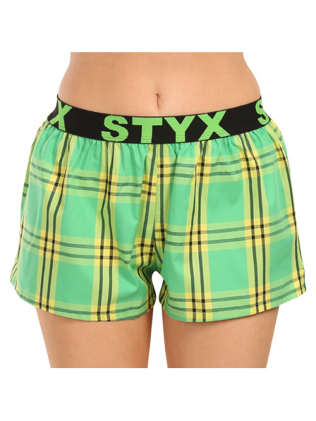 Styx Ženske bokserice Styx sportski elastičan pojas šarene