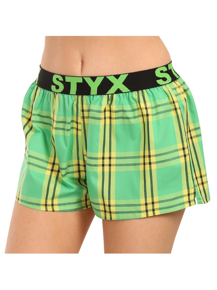 Styx Ženske bokserice Styx sportski elastičan pojas šarene