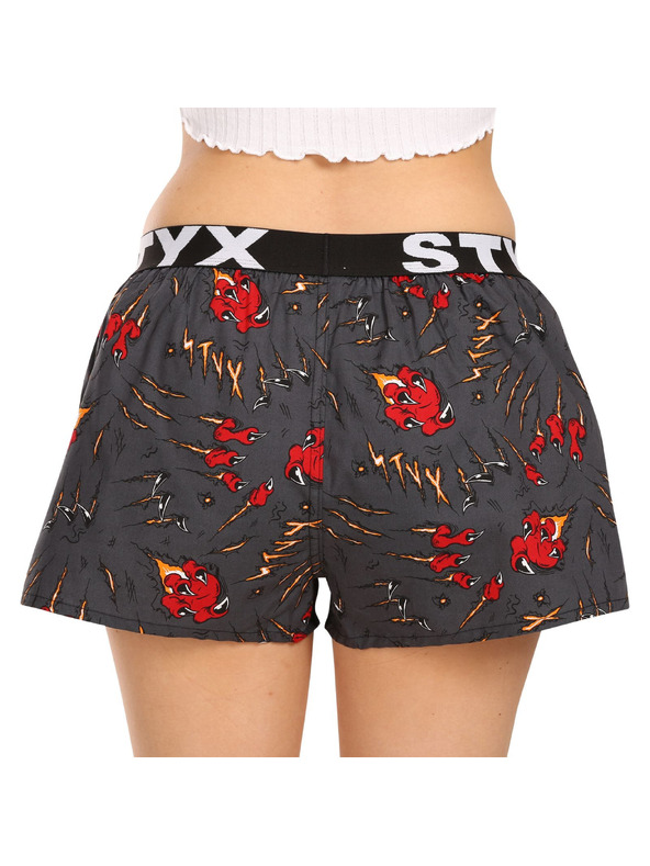 Styx Ženske bokserice Styx art sportski elastičan pojas drapovi