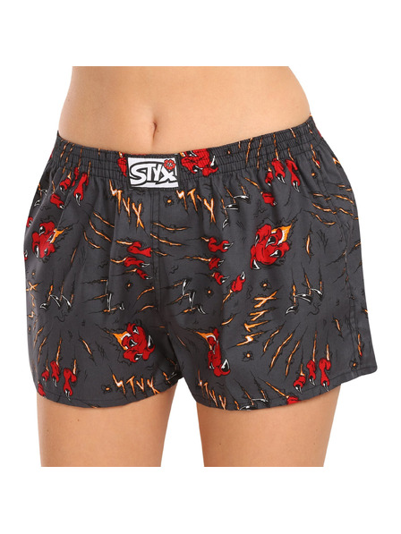 Styx Ženske bokserice Styx art klasičan elastičan pojas drapovi