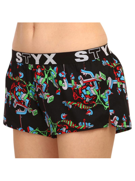 Styx Ženske bokserice Styx art sportski elastičan pojas strukture
