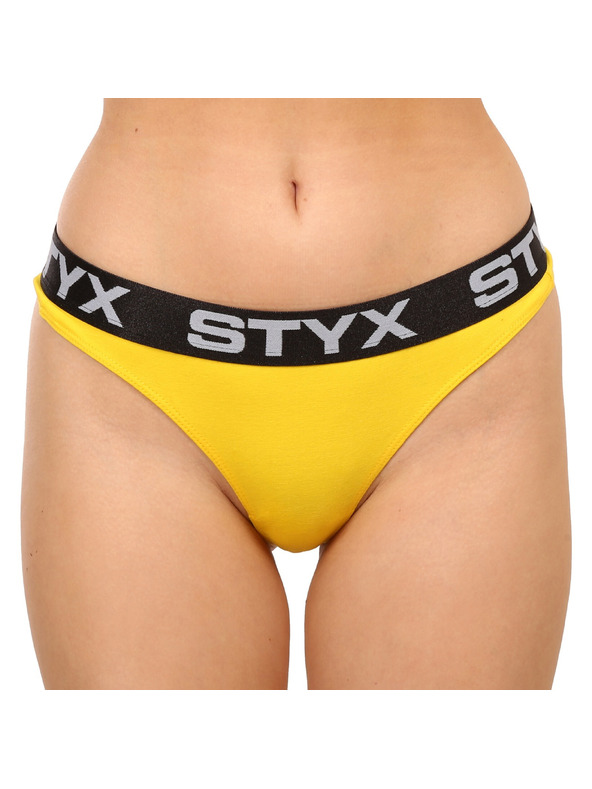 Styx Ženske tange Styx sportska guma žuta