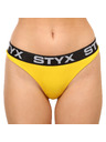 Styx Ženske tange Styx sportska guma žuta