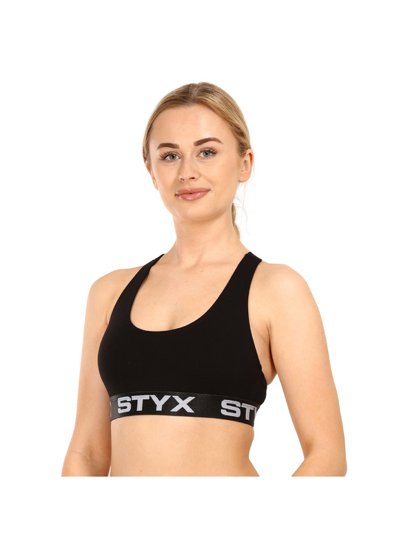 Styx Ženski grudnjak Styx sportski crni