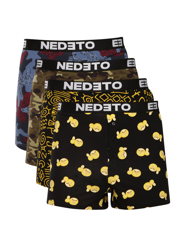 Nedeto Set od četiri - muške gaće Nedeto višebojne