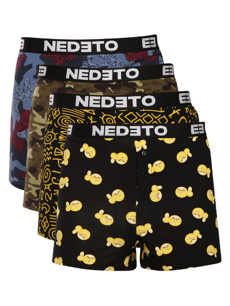 Nedeto Set od četiri - muške gaće Nedeto višebojne