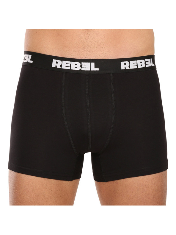 Nedeto Set od tri - muške bokserice Nedeto Rebel crne